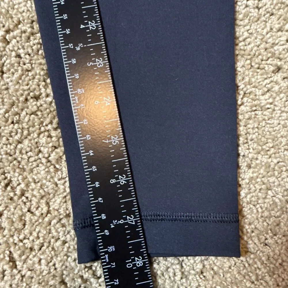 Lululemon Womens Wunder Under High Rise Leggings Black Sz 6 Yoga Running Gym EUC - Picture 6 of 8